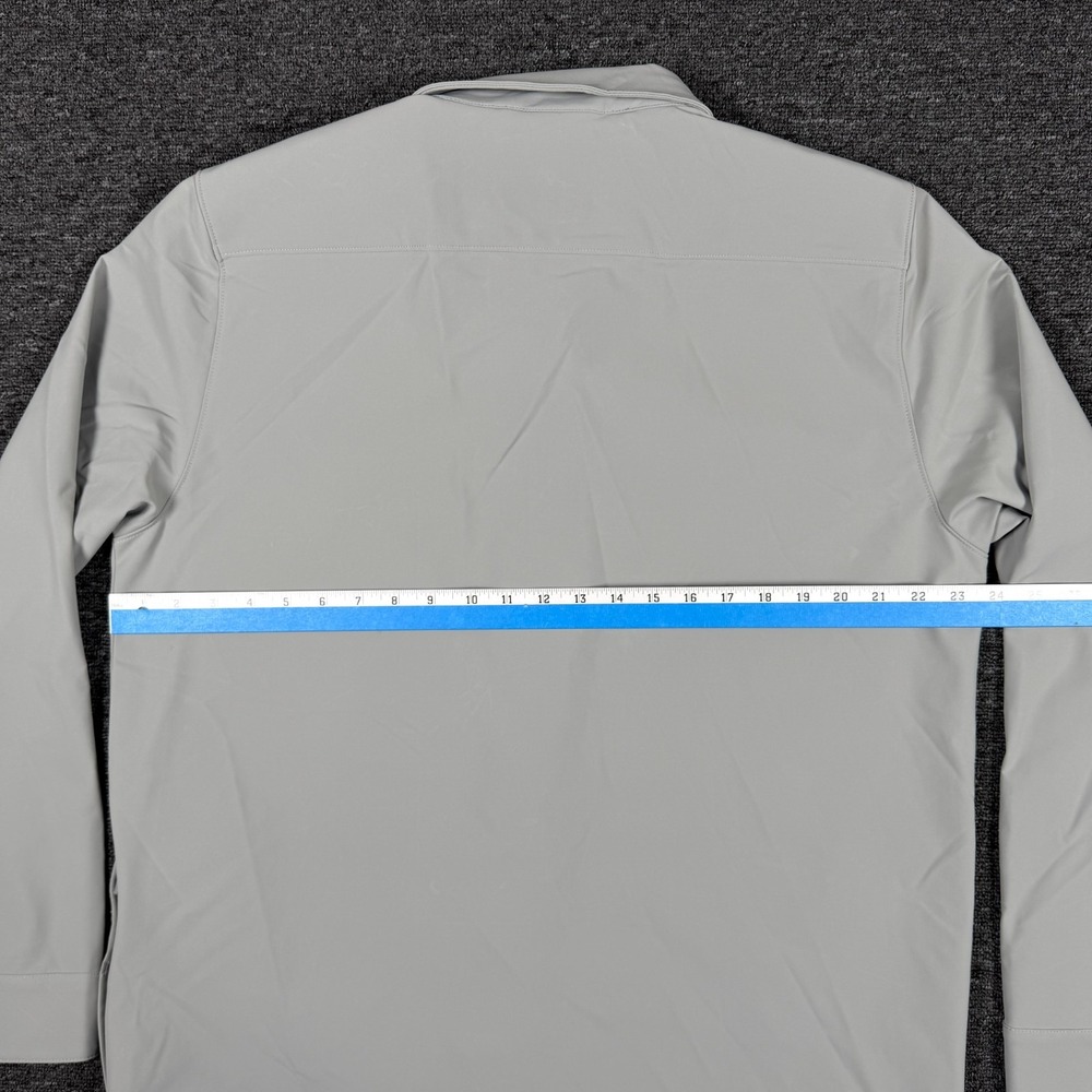 BYLT Tech Nylon Shirt Jacket Mens XL Gray Storm Shacket TN_SHRT_JKT_STG_XL - Picture 10 of 15